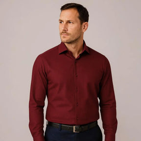 Norvetti | Chemise Infroissable à Coupe Ajustée