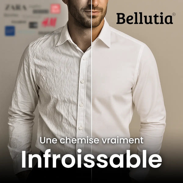 Norvetti | Chemise Infroissable à Coupe Ajustée